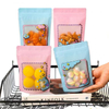 Bear Cat Rabbit colorful shaped zipper stand up pouch snacks packaging bags with window