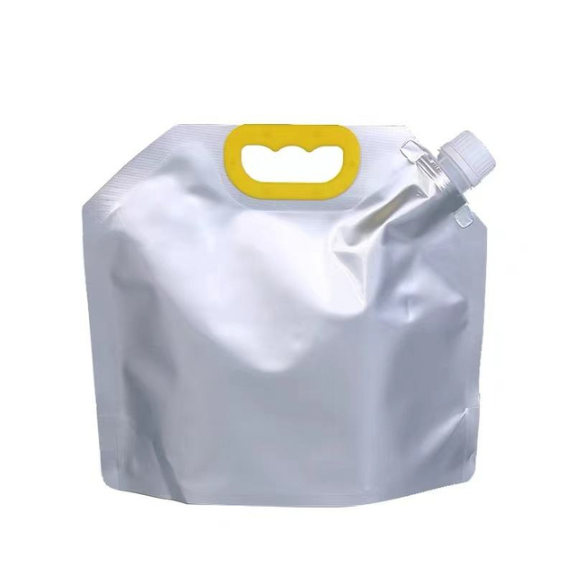Custom aluminum foil liquid pouch spout stand up beverage plastic juice drinking bag package pouch with spout