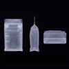 Clear Transparent Plastic Zip lock Dried Food Storage Eight Side Seal Bag Flat Bottom Pouch Bag with Zipper