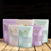 Custom printed heat seal plastic zip lock smell proof stand up pouch