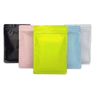 Custom Design Frosted Zip Seal Ziplock Plastic Bags For Packaging ornament
