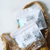wholesale custom logo shape pouch tea and coffee bag with valve and zipper