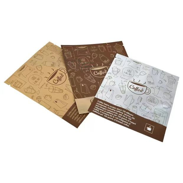 Hot Sale Small Laminated Back Sealed Spices Packaging Bag Instant Coffee Food Packaging Sachet