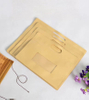 custom gravure bag zipper recyclable paper pouch biscuits packing bags kraft paper square bottom bags with window