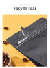 coffee bags custom printed plastic sealing bag coffee bean flat bottom pouch coffee bags with valve and zipper