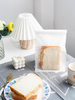 Customized Food Grade Donut Toast Bread Sandwich Bakery Packaging Cotton Paper Packaging Bag with Window
