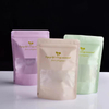 Custom printed heat seal plastic zip lock smell proof stand up pouch