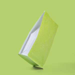 Reusable 250g 500g 1000g 2kg custom printed plastic kraft paper bags flat bottom coffee beans packaging square bottom pouch