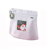 wholesale custom logo shape pouch tea and coffee bag with valve and zipper