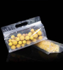 Clear Transparent Plastic Zip lock Dried Food Storage Eight Side Seal Bag Flat Bottom Pouch Bag with Zipper