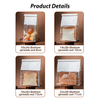 Eco Friendly Kraft Paper White Bread Packaging Bags Tin Tie Reusable Toast Bakery Bag with Window