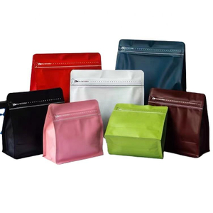 125g 250g 500g 1kg colorful custom coffee packaging bags with valve and zipper for coffee bean/tea