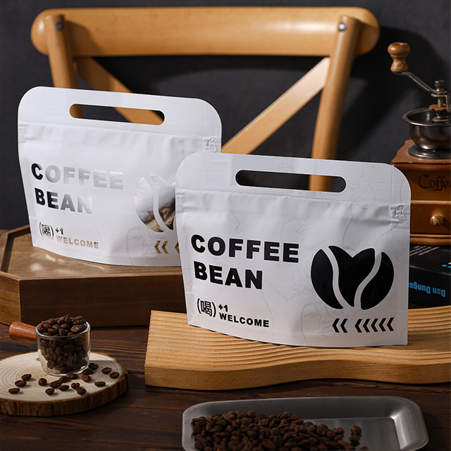 Custom UV printing plastic portable aluminium tea coffee bags 100g stand up pouch with zipper & valve for coffee packaging